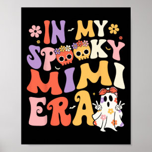 In My Spooky Mimi Era Groovy Ghost Halloween Grand Poster