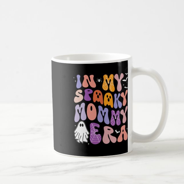 In My Spooky Mummy Era Groovy Spooky Halloween Cos Coffee Mug (Right)