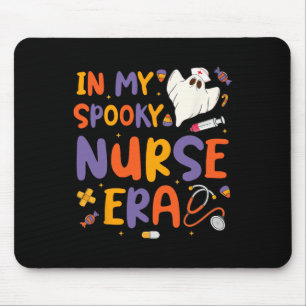 In My Spooky Nurse Era Halloween Nursing Funny Gho Mouse Pad