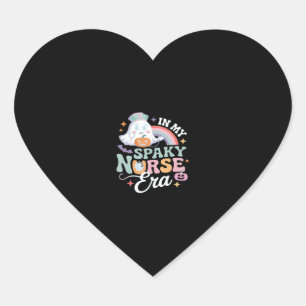 In My Spooky Nurse Era Halloween Trick Or Treat Es Heart Sticker