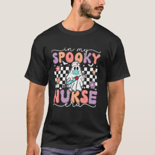 In My Spooky Nurse Era Retro Ghost Halloween Spook T-Shirt