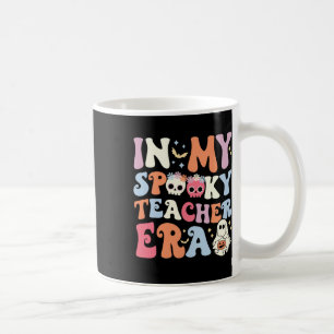 In My Spooky Teacher Era Halloween Groovy Witchy T Coffee Mug