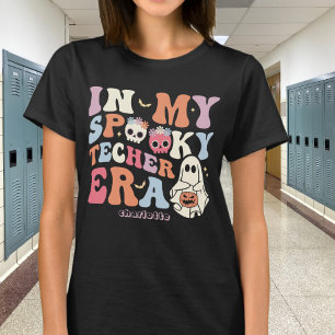 In My Spooky Teacher Era Retro Pastel Halloween T-Shirt