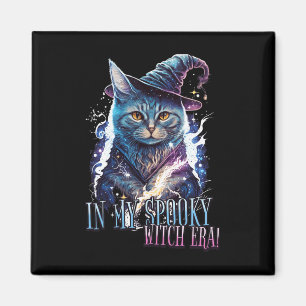In My Spooky Witch Era Halloween Cat Costume Kids Magnet