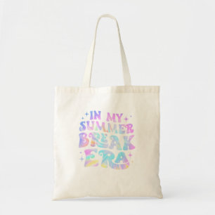 In My Summer Break Era Teacher Vacation Last Day o Tote Bag
