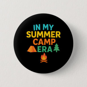 In My Summer Camp Era Camper Camp Counsellor Summe 6 Cm Round Badge