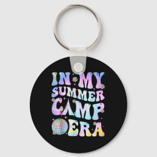 In My Summer Camp Era Camping Tie Dye Last Day Of Key Ring