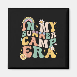 In My Summer Camp Era Cute Camp Summer For Camper Magnet