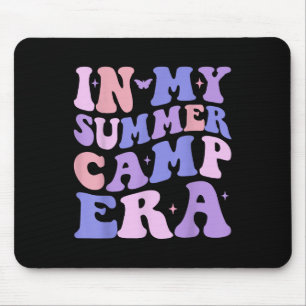 In My Summer Camp Era Groovy Summer Vacation Campi Mouse Pad