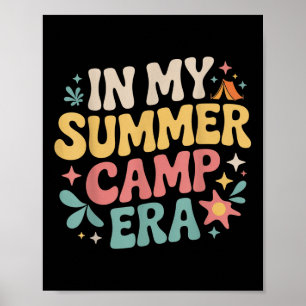 In My Summer Camp Era Retro Counsellor Camping Vib Poster