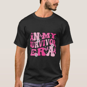In My Survivor Era Pink Ribbon Breast Cancer  T-Shirt