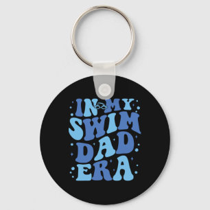In My Swim Dad Era Funny Swim Dad Swimming Fathers Key Ring