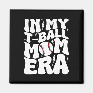 In My T Byll Mum Era Groovy Funny Bysebyll Sports Magnet
