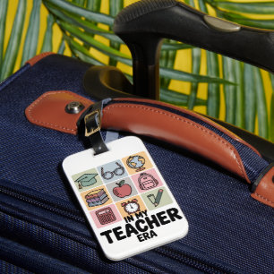 In My Teacher Era Kindergarten Teacher Life Luggage Tag