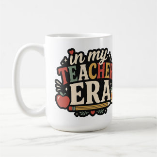 In My Teacher Era Retro Teacher Coffee Mug