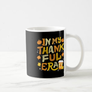 In My Thankful Era Retro Groovy Thanksgiving Women Coffee Mug