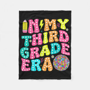 In My Third Grade Era Shirt Teacher First Day Of 3 Fleece Blanket