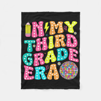 In My Third Grade Era Shirt Teacher First Day Of 3 Fleece Blanket