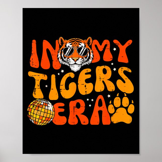 In My Tiger Era Funny Boys Youth Teen Kids Girls M Poster (Front)