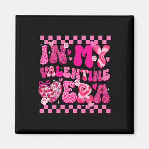 In My Valentine Era Disco Heart Girl Women Coquett Magnet