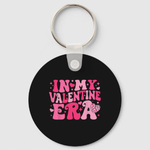 In My Valentine Era Retro Valentines Day Women Hea Key Ring