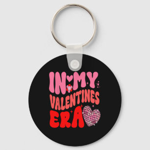 In My Valentine Era Valentine Day Womens Girls  Key Ring