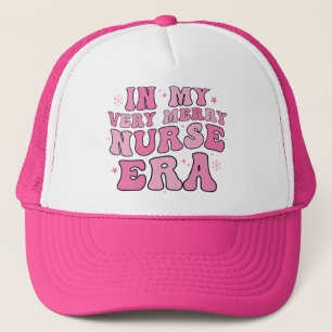  In My Very Merry Nurse Era - Christmas Nurse Trucker Hat