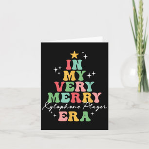 In My Very Merry Xylophone Player Xylophonist Era Card