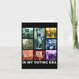 In My Voting Era Harris Wheimer Presidential Elect Card