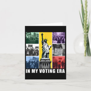 In My Voting Era Harris Wheimer Presidential Elect Card