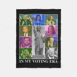 In My Voting Era Harris Wheimer Presidential Elect Fleece Blanket