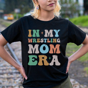 In My Wrestling Mum Era Groovy Retro T-Shirt