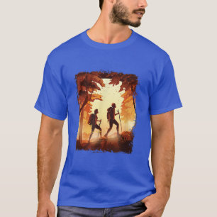 In Nature Couples Travelling, Hiking, Camping and T-Shirt