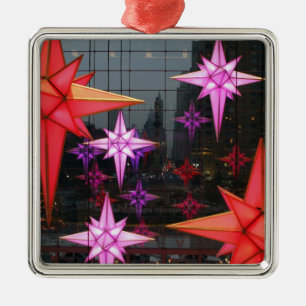 In New York City. Christmas decoration inside