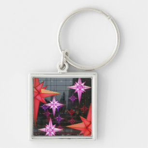 In New York City. Christmas decoration inside Key Ring