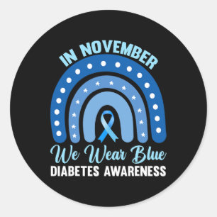 In November Classic Round Sticker