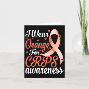 In November I Wear Orange For Crps Awareness Month Card