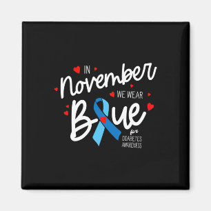 In November we wear Blue1 Magnet