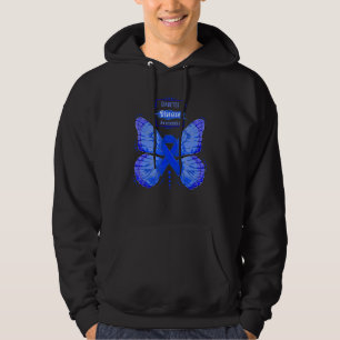 In November We Wear Blue Cure Diabetes Awareness B Hoodie