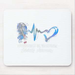 In November We Wear Blue Diabetes Awareness Gifts Mouse Pad