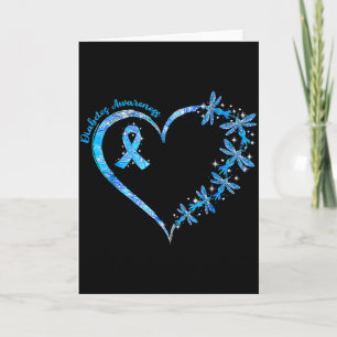 In November We Wear Blue Diabetes Awareness Love  Card