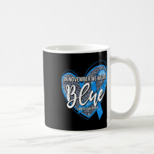 In November We Wear Blue Diabetes Awareness Month Coffee Mug