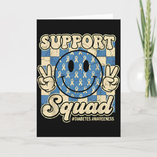 In November We Wear Blue Diabetes Awareness Suprt  Card