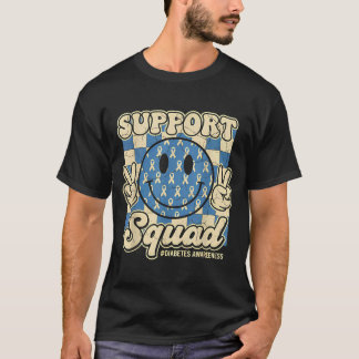 In November We Wear Blue Diabetes Awareness Suprt  T-Shirt
