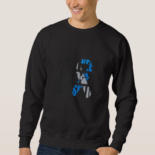 In November We Wear Blue Diabetic T1d T2d Diabetes Sweatshirt (Front)