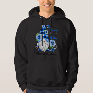 In November We Wear Blue Gnome Diabetes Awareness Hoodie