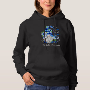 In November We Wear Blue Gnome Diabetes Awareness Hoodie