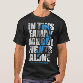 In November We Wear Blue T1d T2d Diabetic Diabetes T-Shirt