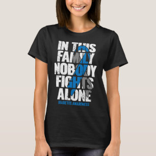 In November we Wear Blue T1D T2D Diabetic Diabetes T-Shirt
