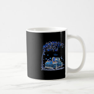 In november we wear blue truck diabetes awareness coffee mug